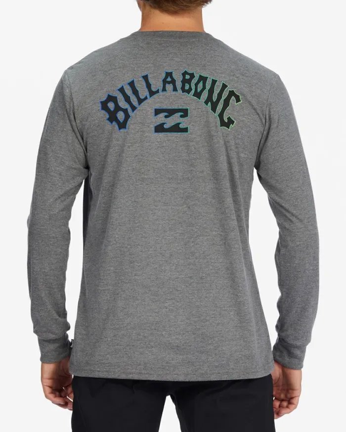 Arch Fill Long Sleeve TShirt Grey Heather Men Billabong TShirts