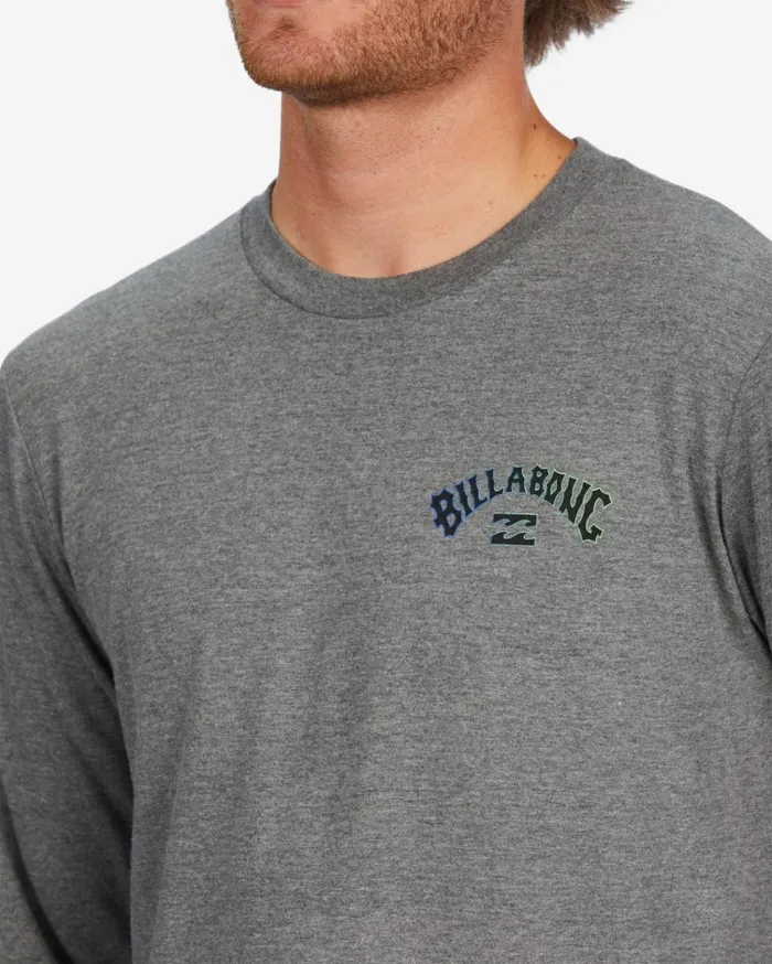 Arch Fill Long Sleeve TShirt Grey Heather Men Billabong TShirts