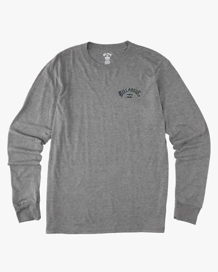 Arch Fill Long Sleeve TShirt Grey Heather Men Billabong TShirts