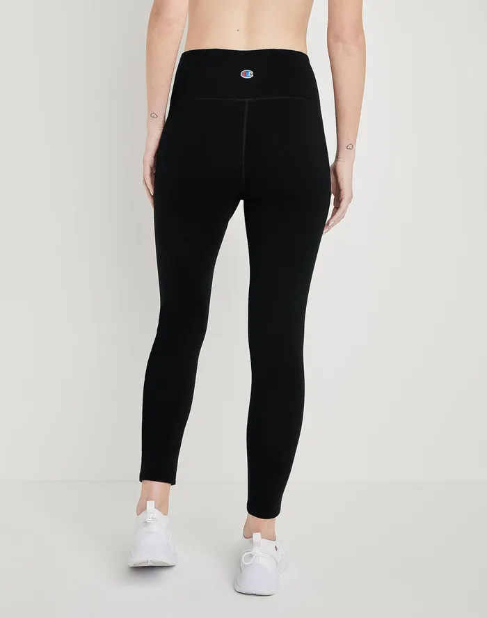 Authentic 78 Leggings C Logo 25034 Black Women Champion Leggings