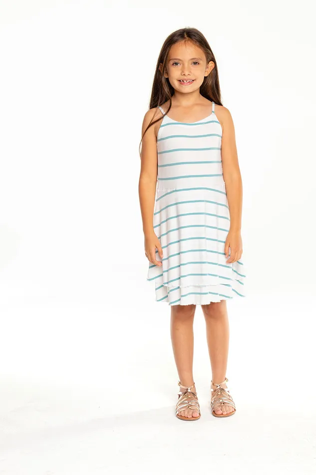 Baby Rib Flouncy Cami Mini Dress Girls Dresses and Skirts Chaser Brand