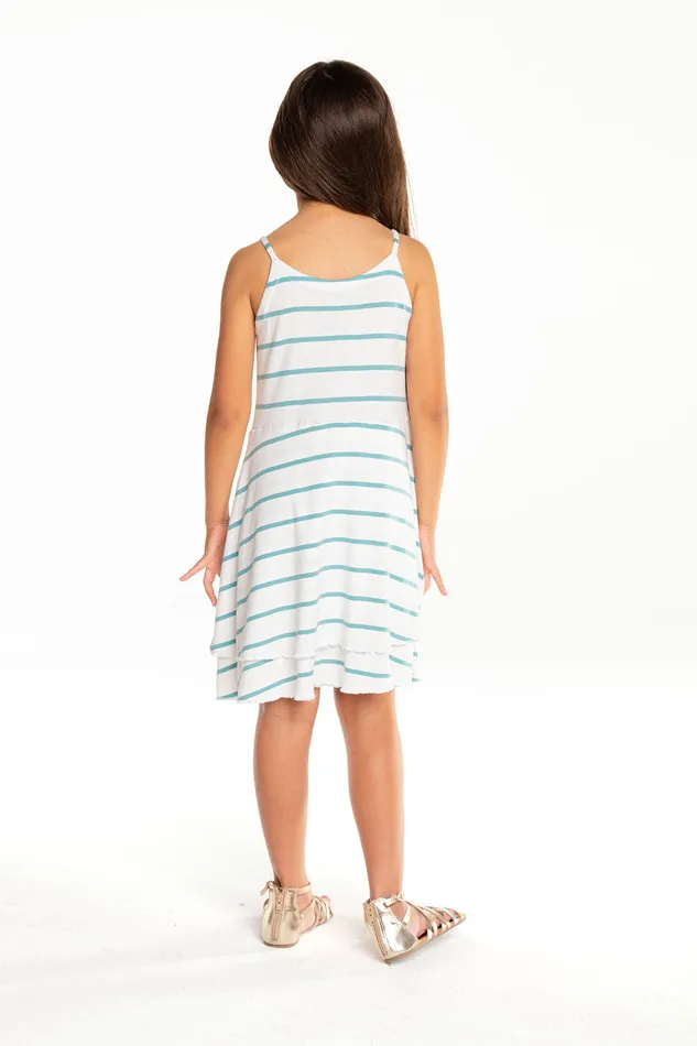 Baby Rib Flouncy Cami Mini Dress Girls Dresses and Skirts Chaser Brand