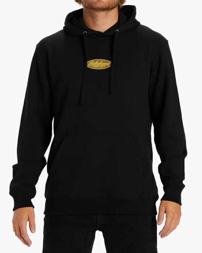 Bad Dog Hoodie Black Men Billabong Hoodies and Fleece