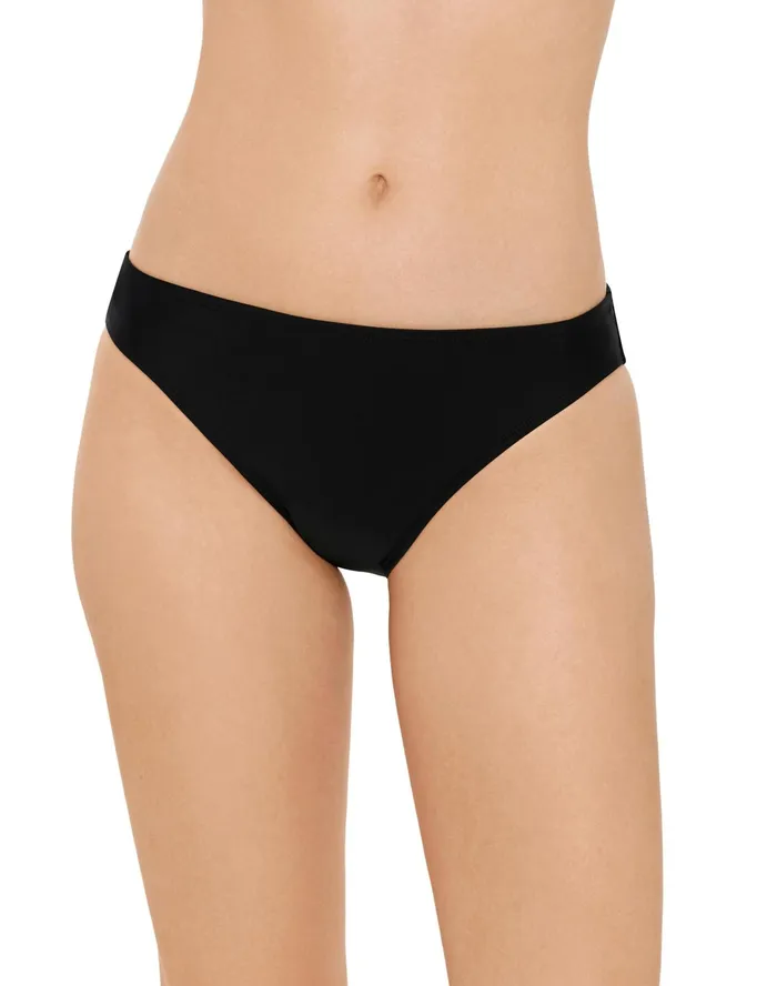 Basic Hipster Bathing Suit Bottom C Logo Black Women Champion Swimwear