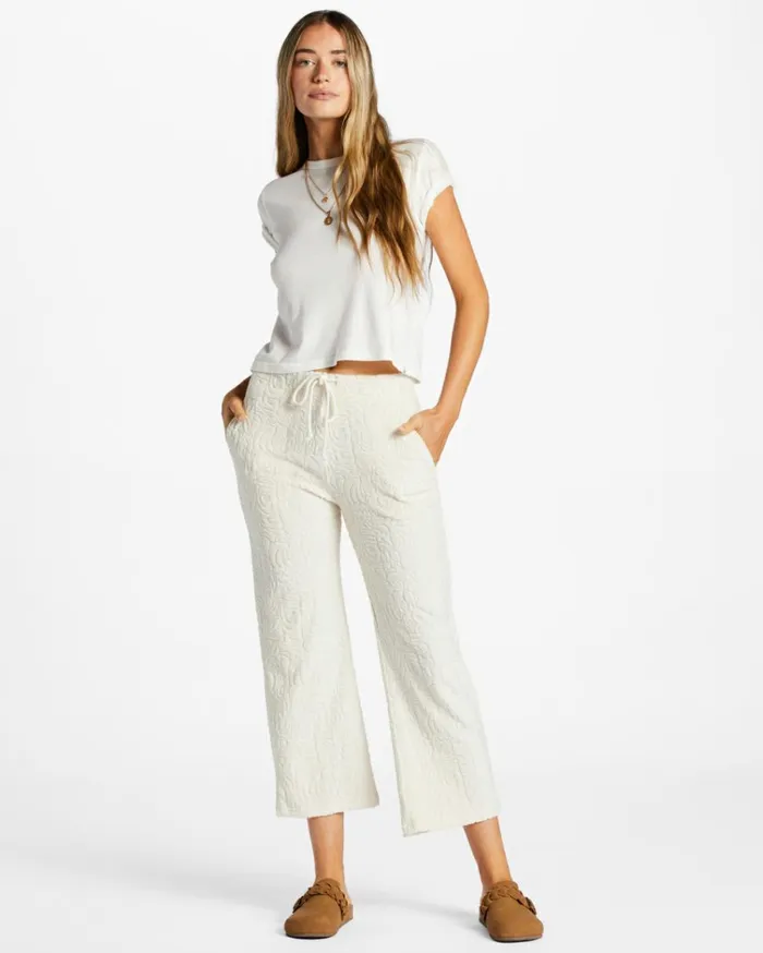 Beach Breeze Joggers Antique White Women Billabong Pants