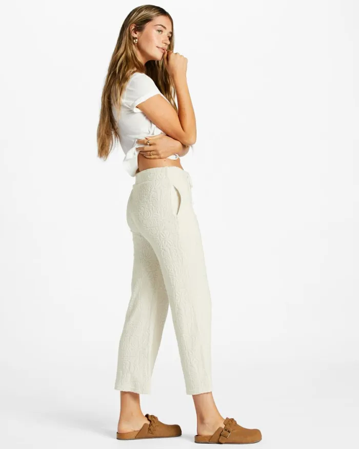 Beach Breeze Joggers Antique White Women Billabong Pants