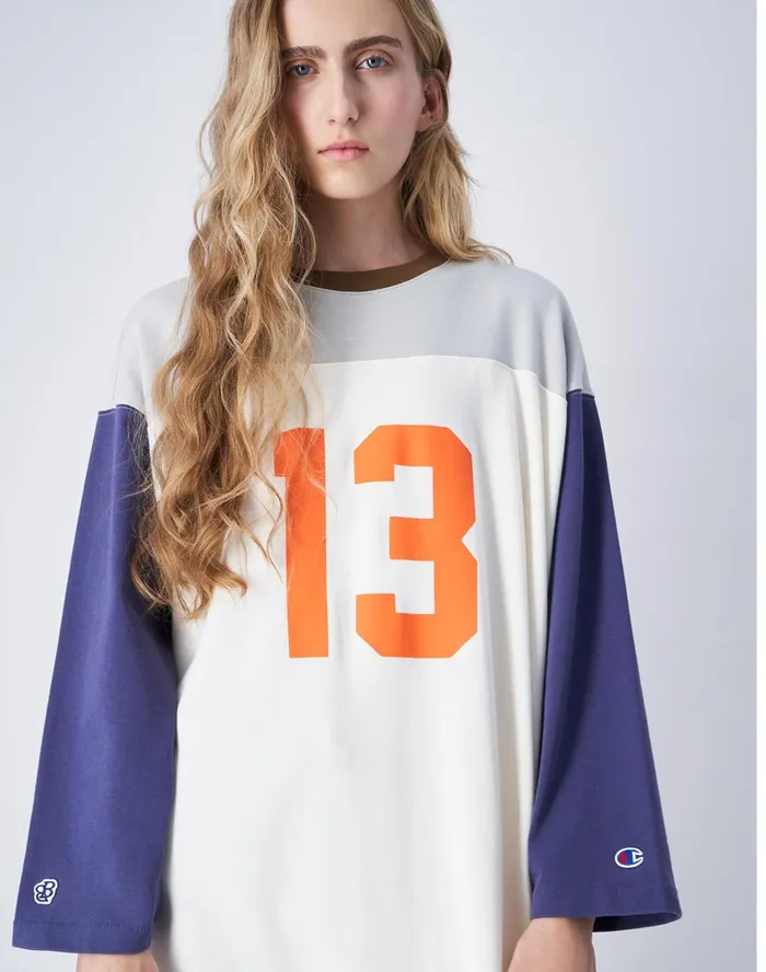 Beams Boy Oversized Dress 13 White Women Champion Skorts and Dresses