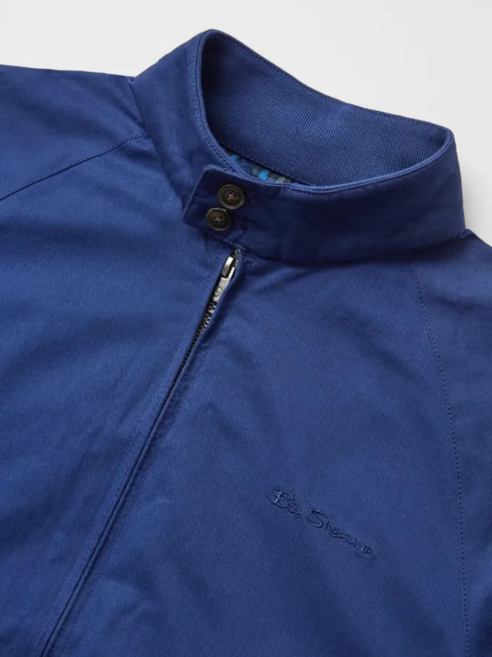 Ben Sherman Harrington Jackets Men Signature Harrington Jacket 8211 Royal