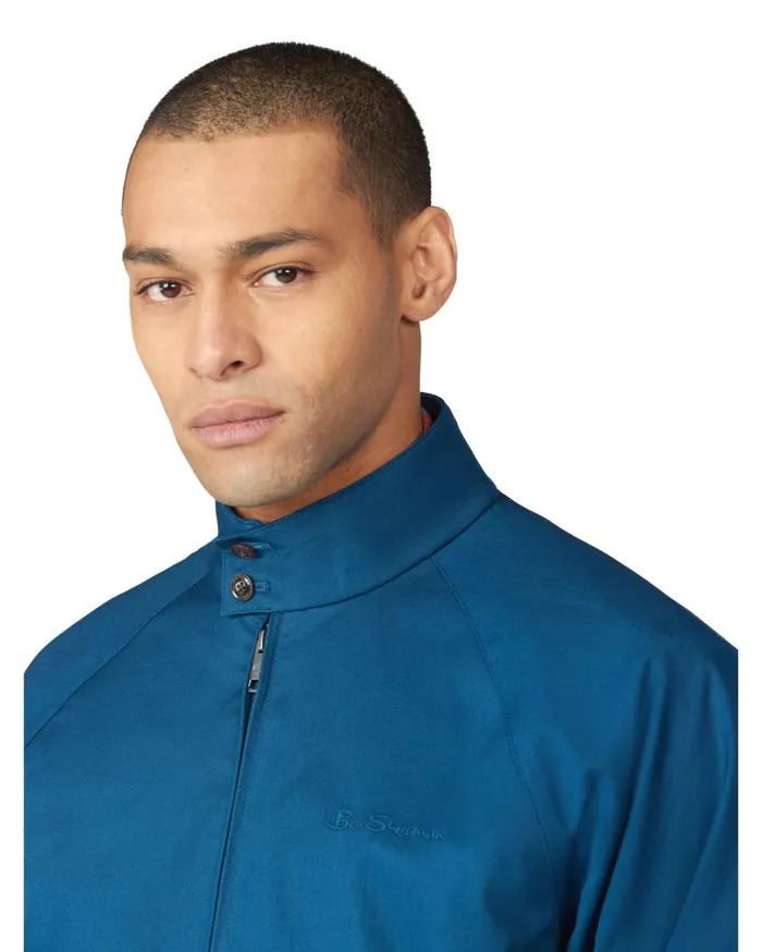 Ben Sherman Harrington Jackets Men Signature Harrington Jacket 8211 Sea