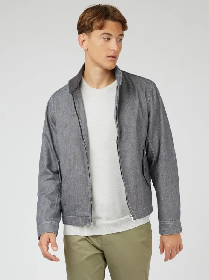 Ben Sherman Harrington Jackets Men Signature Lightweight Harrington Jacket