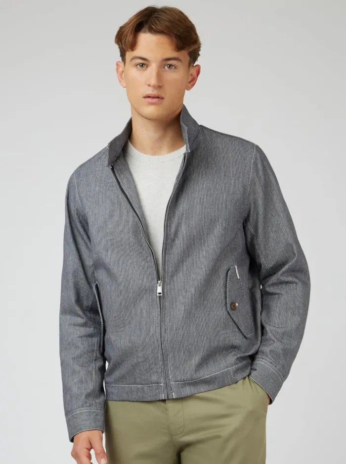 Ben Sherman Harrington Jackets Men Signature Lightweight Harrington Jacket