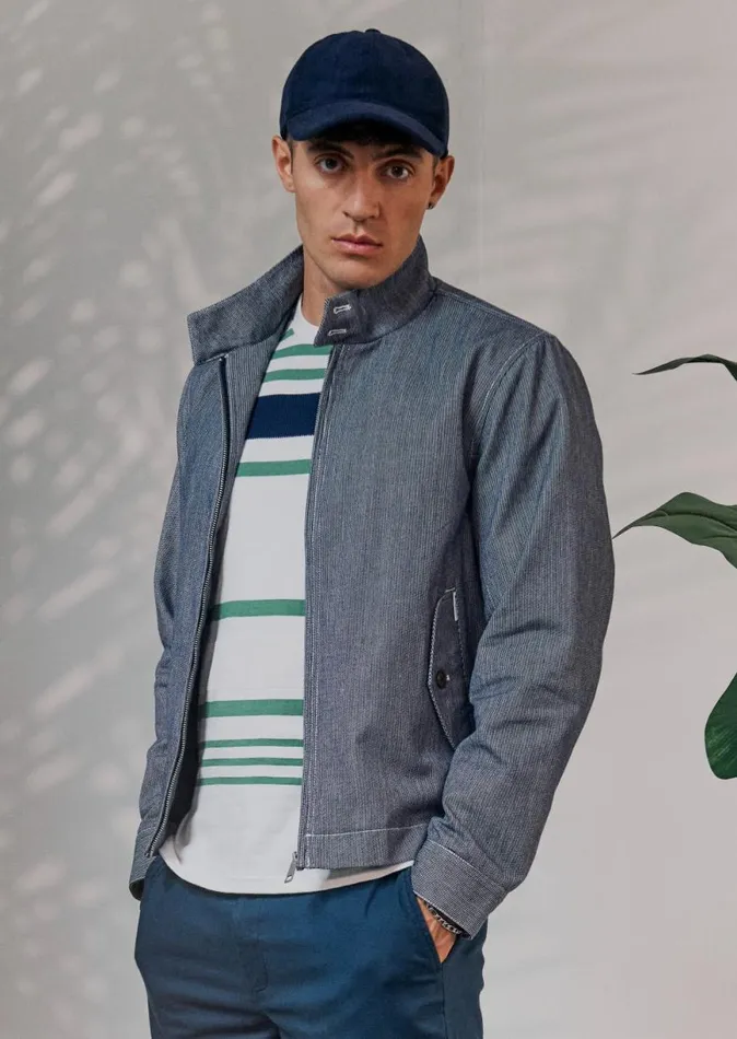Ben Sherman Harrington Jackets Men Signature Lightweight Harrington Jacket