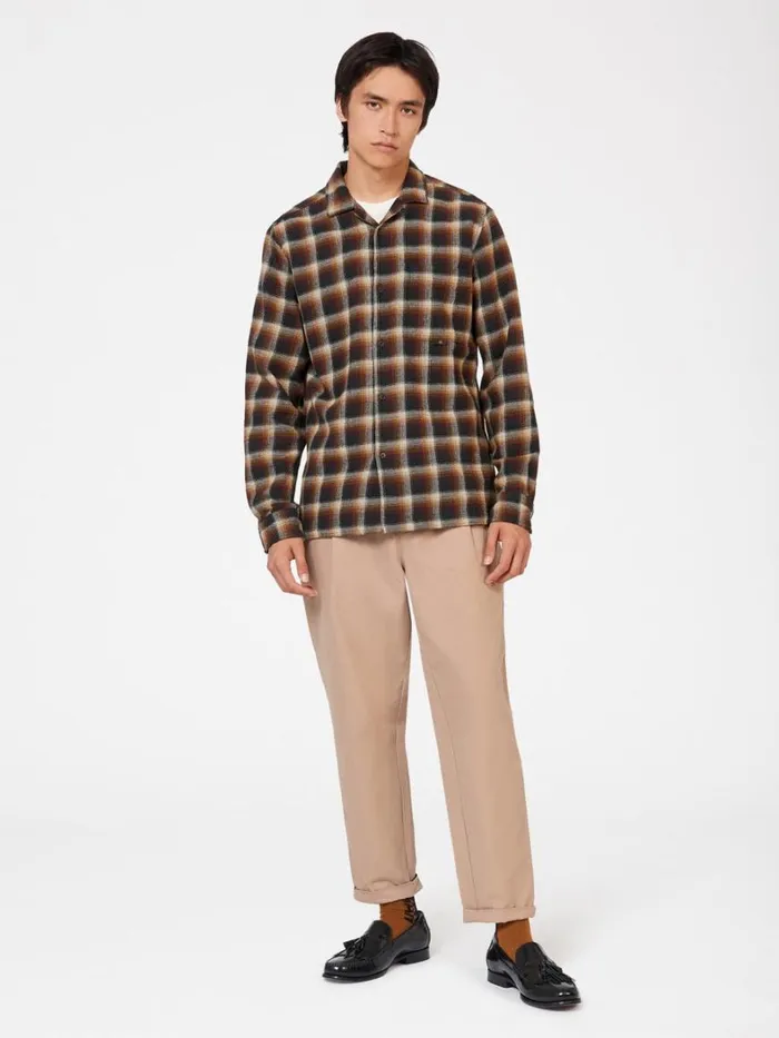 Ben Sherman Long Sleeve Shirts Men B By Ombre Check Shirt Ben Sherman Long Sleeve Shirts Men B By Ombre Check Shirt