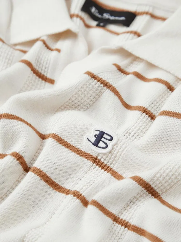 Ben Sherman Mod Knit Polos Men B By Stripe Knit Polo