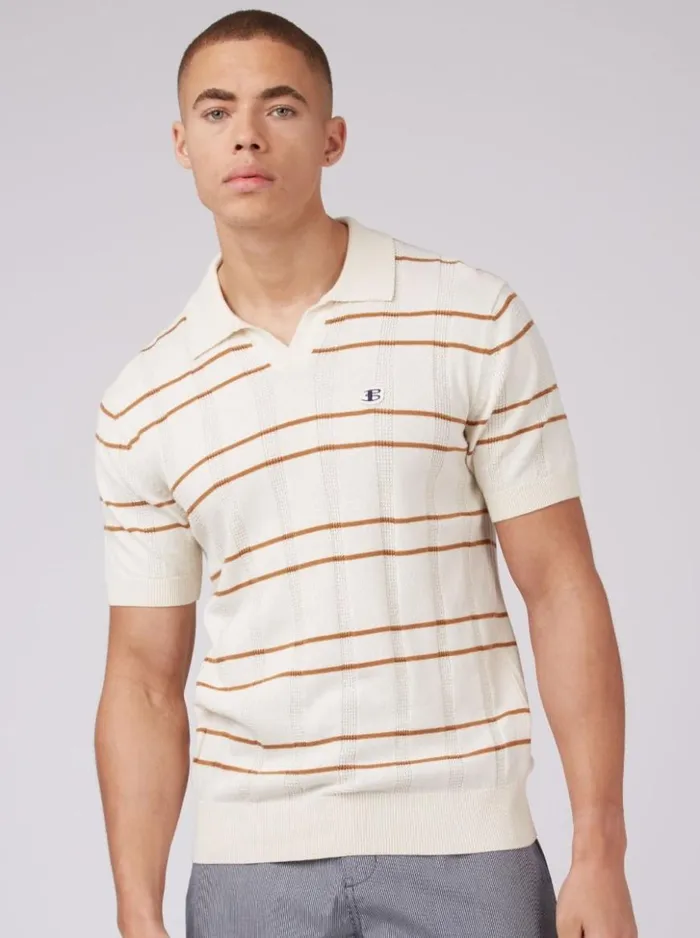 Ben Sherman Mod Knit Polos Men B By Stripe Knit Polo Ben Sherman Mod Knit Polos Men B By Stripe Knit Polo