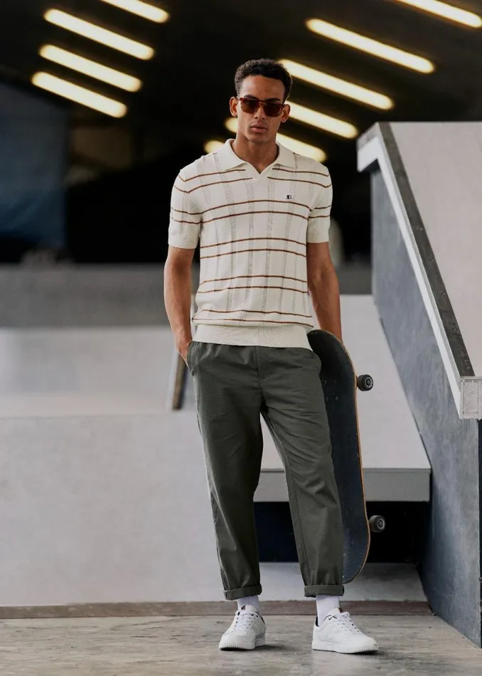 Ben Sherman Mod Knit Polos Men B By Stripe Knit Polo Ben Sherman Mod Knit Polos Men B By Stripe Knit Polo