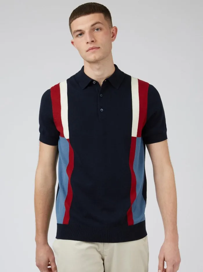 Ben Sherman Mod Knit Polos Men Signature Colorblock Mod Knit Polo Ben Sherman Mod Knit Polos Men Signature Colorblock Mod Knit Polo