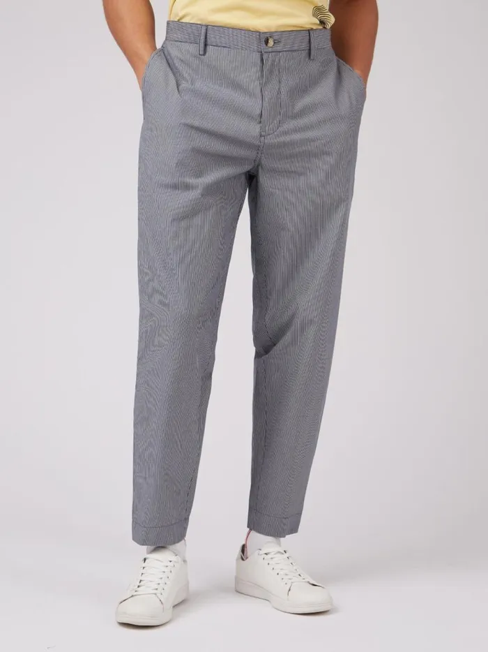 Ben Sherman Pants and Chinos Men B By Cotton Taper Trousers