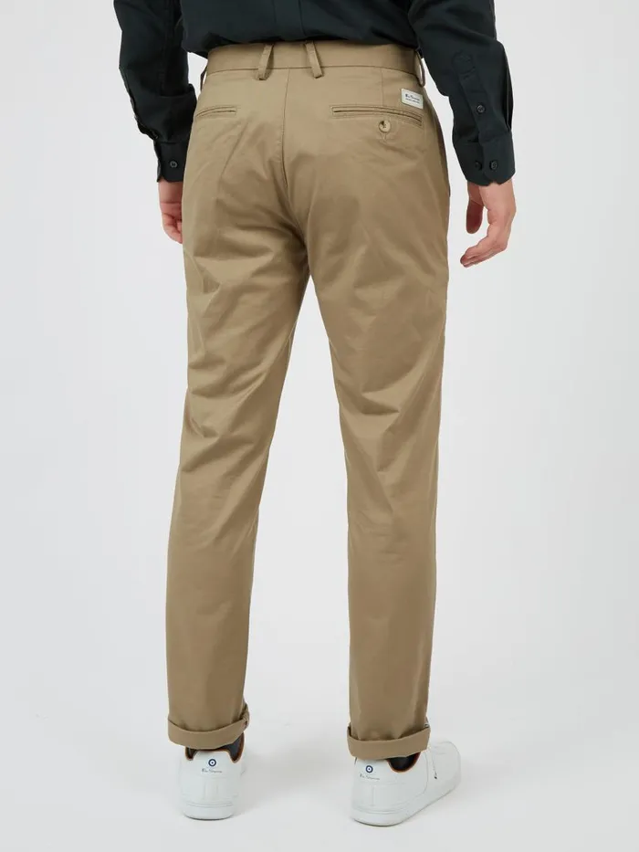 Ben Sherman Pants and Chinos Men Signature Skinny Stretch Chino Pant 8211 Stone
