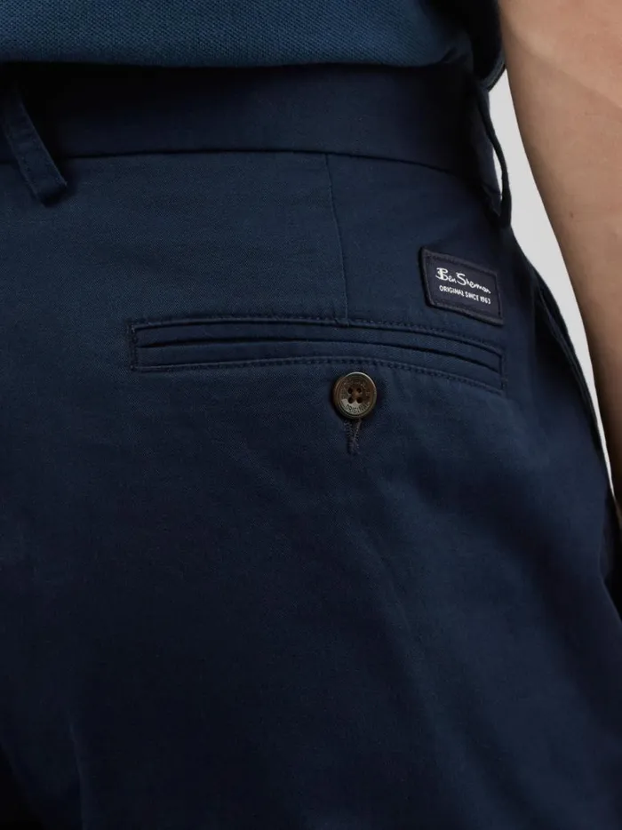 Ben Sherman Pants and Chinos Men Signature Slim Stretch Chino Pant 8211 Dark Navy