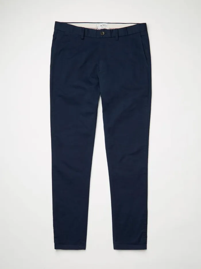 Ben Sherman Pants and Chinos Men Signature Slim Stretch Chino Pant 8211 Dark Navy