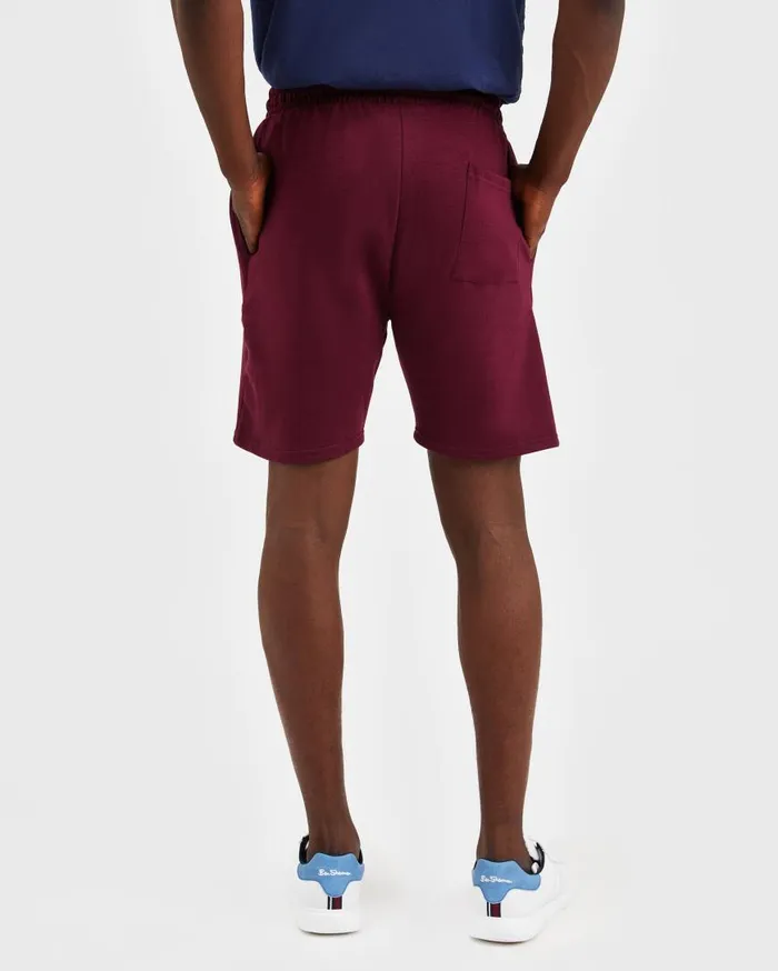 Ben Sherman Shorts Men Casual Knit Logo Shorts 8211 Burgundy