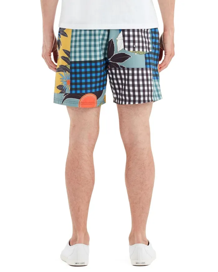Ben Sherman Shorts Men Gingham Print Swim Short 8211 Multi