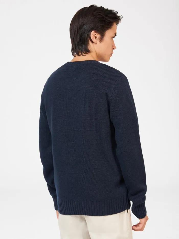 Ben Sherman Sweaters and Knits Men Aran Textured Knit Crewneck Sweater