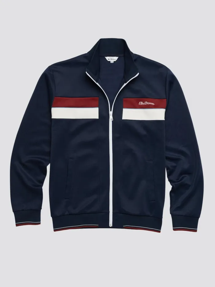Ben Sherman Sweatshirts and Hoodies Men Color Block Tricot Track Jacket