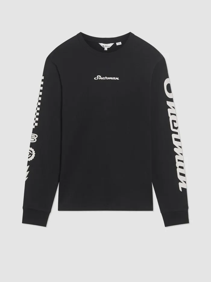 Ben Sherman TShirts and Graphic Tees Men B By LongSleeve Racer Graphic Tee