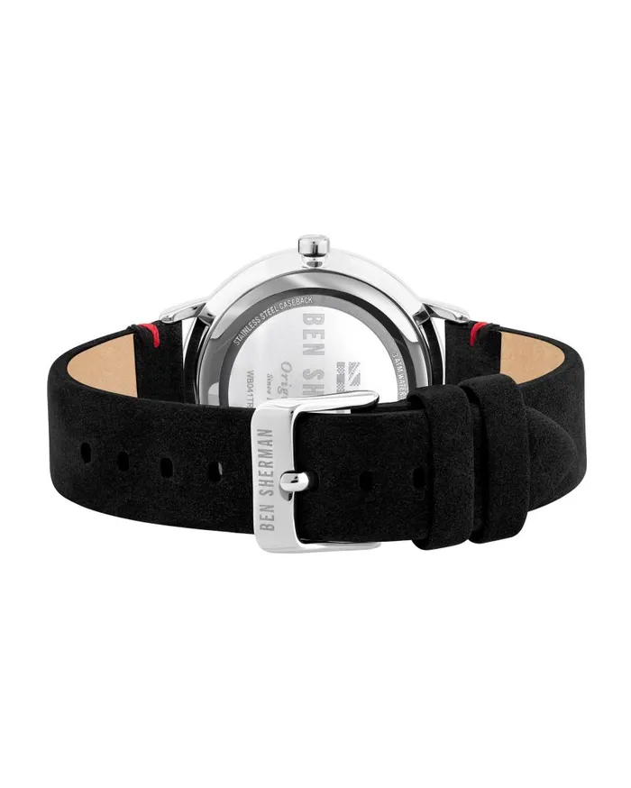 Ben Sherman Watches Men Portobello City Watch 8211 BlackNavySilver