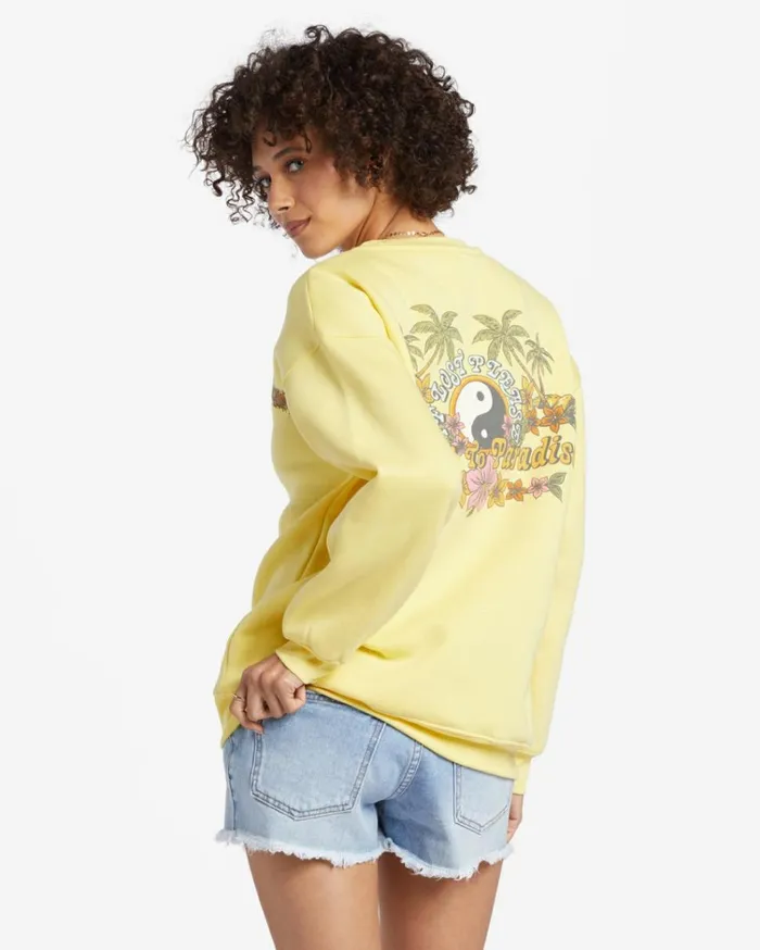 Best Of Times Sweatshirt Fresh Squeezed Women Billabong Sweatshirts and Fleece