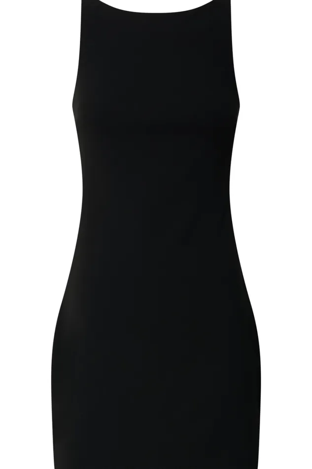 Bindi Boat Neck Bodycon Mini Dress In Black Women Showpo Curve Clothes