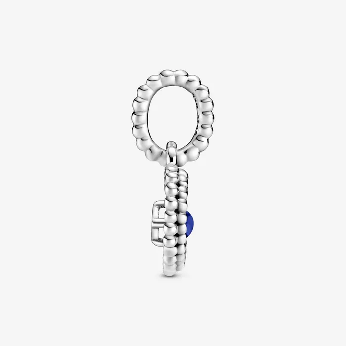 Birthstone Charms Women Pandora September Birthstone Heart Dangle Charm Blue
