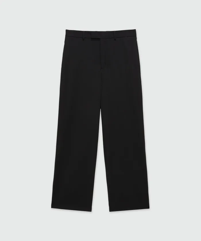 Black Virgin Wool Trousers Men MSGM Pants And Shorts