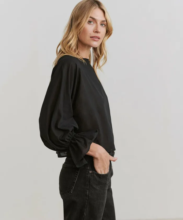 Blouses Women Jenni Kayne Cape Blouse Black