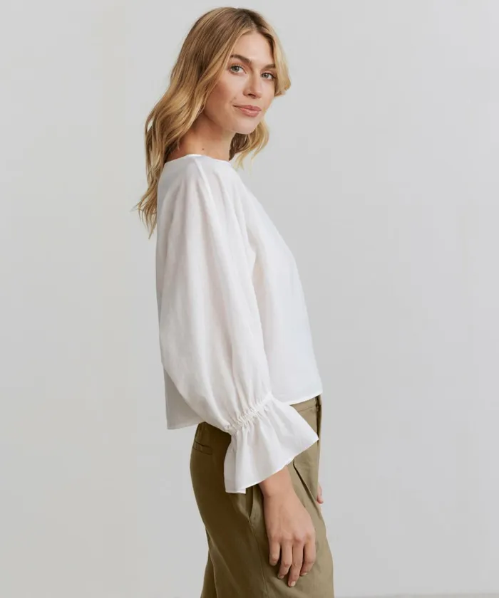 Blouses Women Jenni Kayne Cape Blouse Ivory