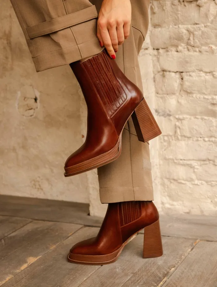 Bobbies Ankle Boots Deva Chestnut 8211 Women