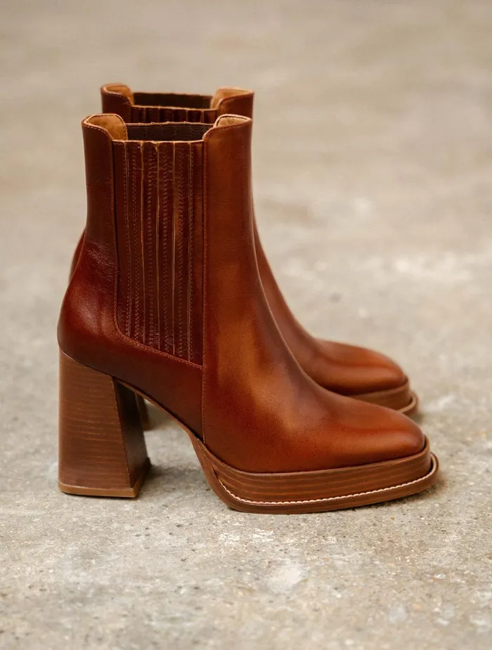 Bobbies Ankle Boots Deva Chestnut 8211 Women