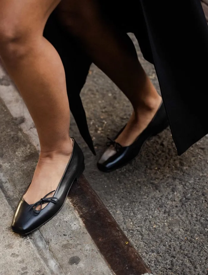 Bobbies Ballet Flats Carry Passion Black 8211 Women