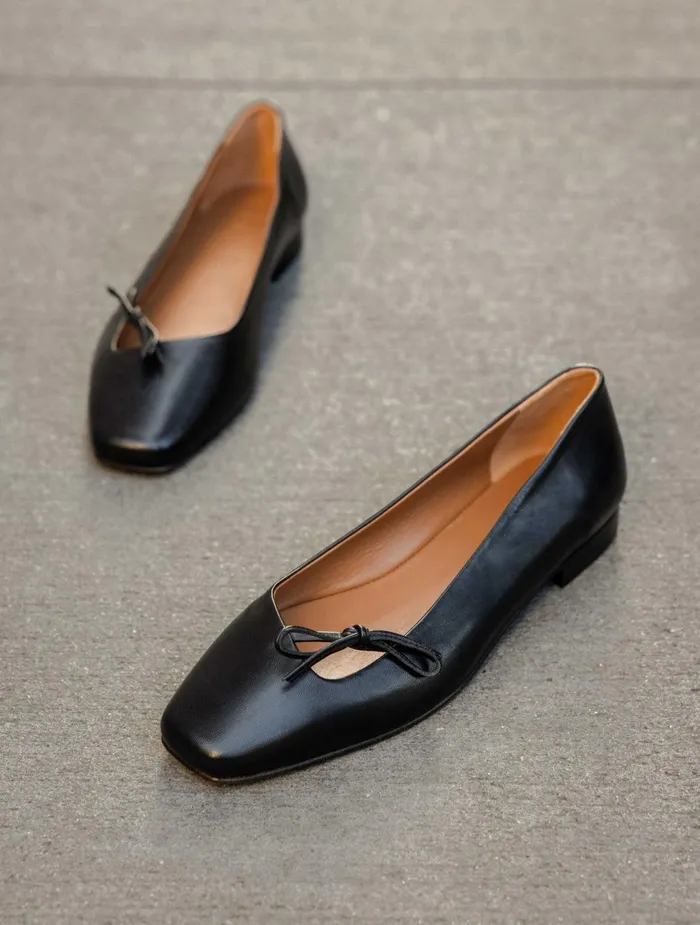 Bobbies Ballet Flats Carry Passion Black 8211 Women