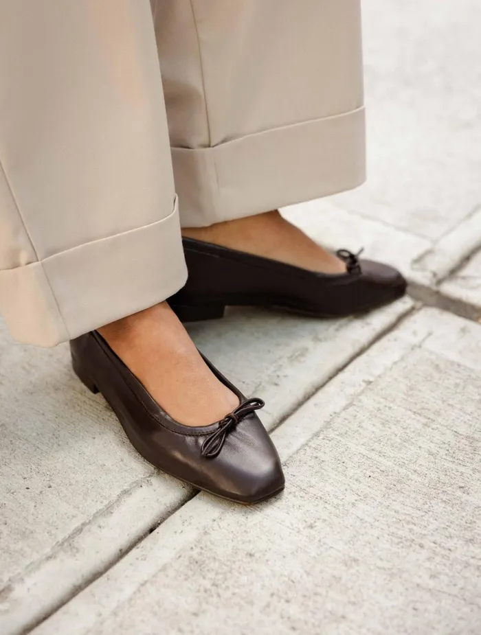 Bobbies Ballet Flats Charlotte Ristretto 8211 Women
