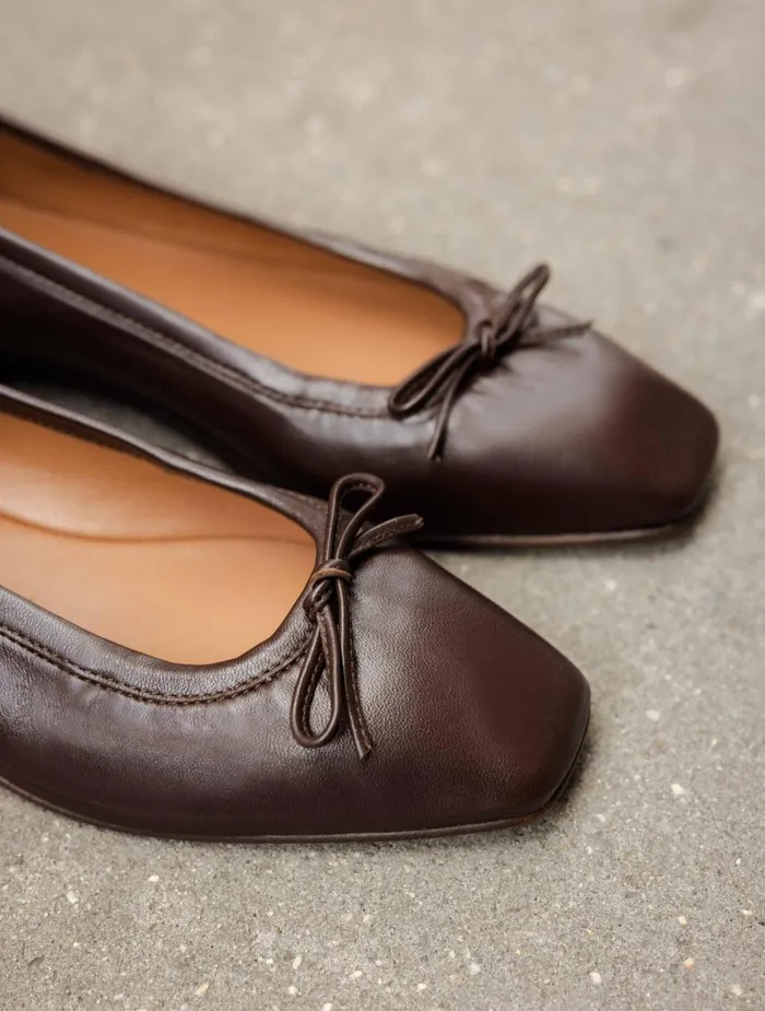 Bobbies Ballet Flats Charlotte Ristretto 8211 Women