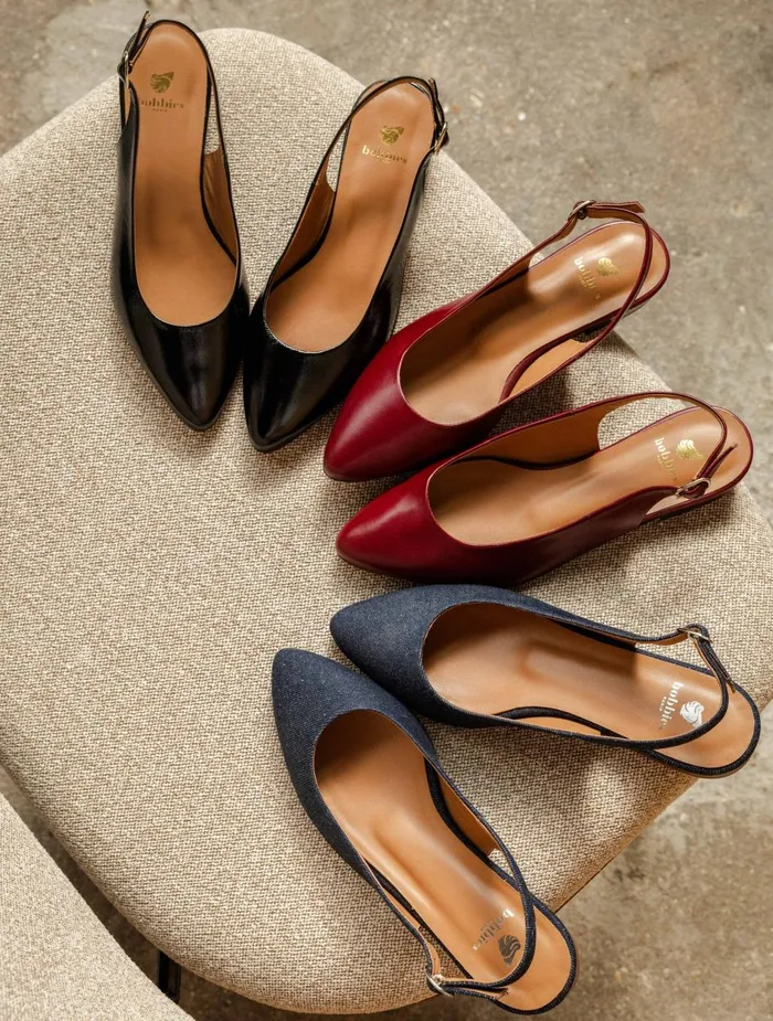 Bobbies Ballet Flats Paige Garnet 8211 Women