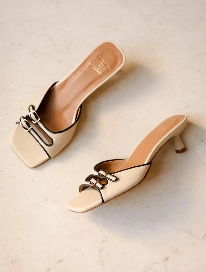 Bobbies Heeled Sandals Gina Beige 8211 Women