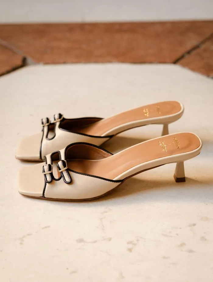 Bobbies Heeled Sandals Gina Beige 8211 Women