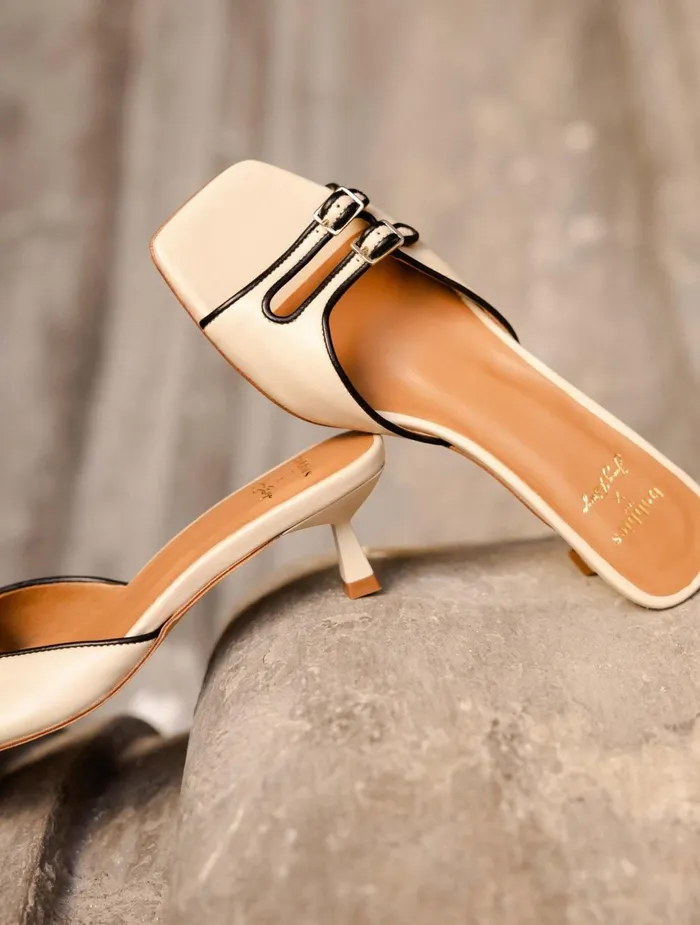Bobbies Heeled Sandals Gina Beige 8211 Women