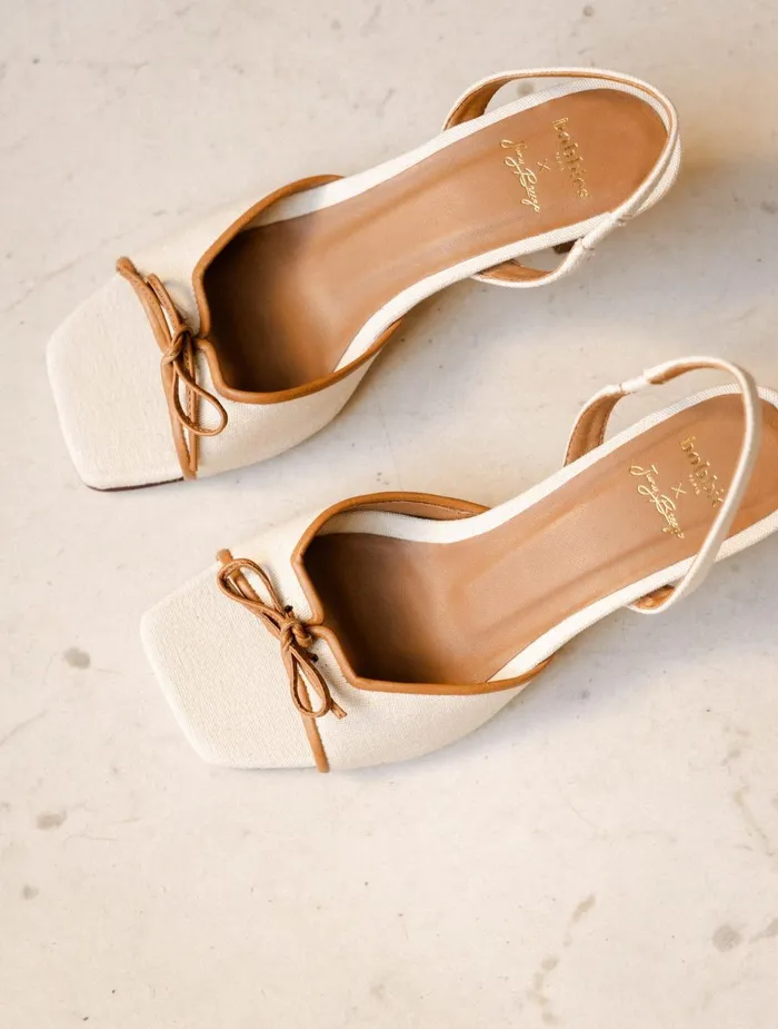 Bobbies Heeled Sandals Pier Toledo Linen 8211 Women