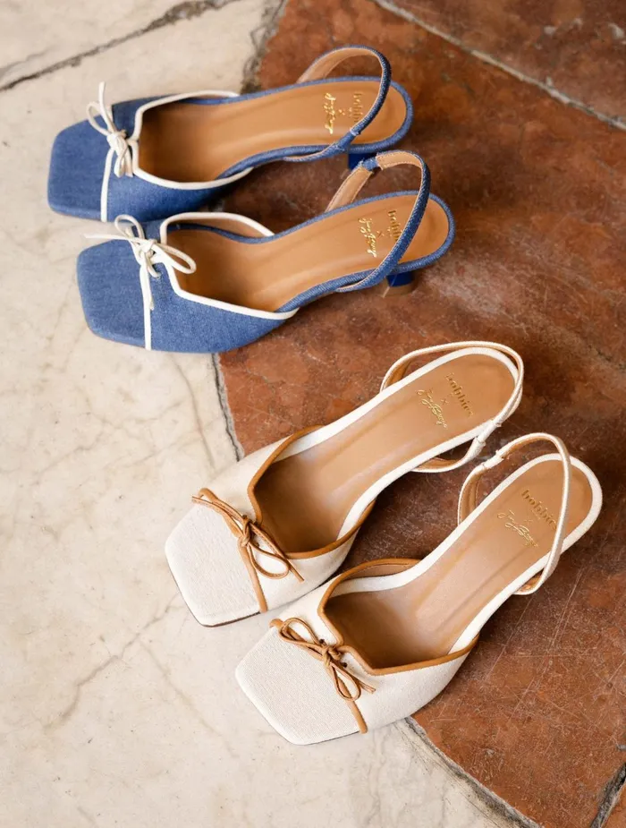 Bobbies Heeled Sandals Pier Toledo Linen 8211 Women