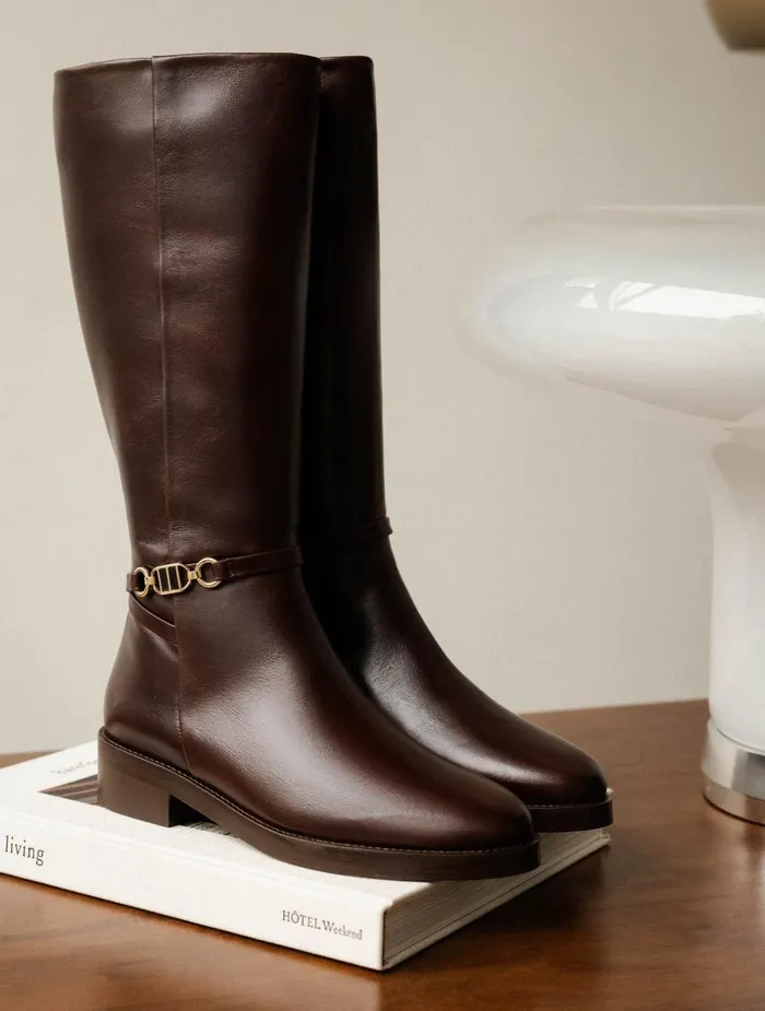 Bobbies Knee High Boots Bianca Irish Coffee 8211 Women